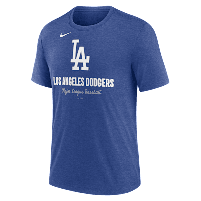 Los Angeles Dodgers Logo Men's Nike MLB T-Shirt. Nike.com